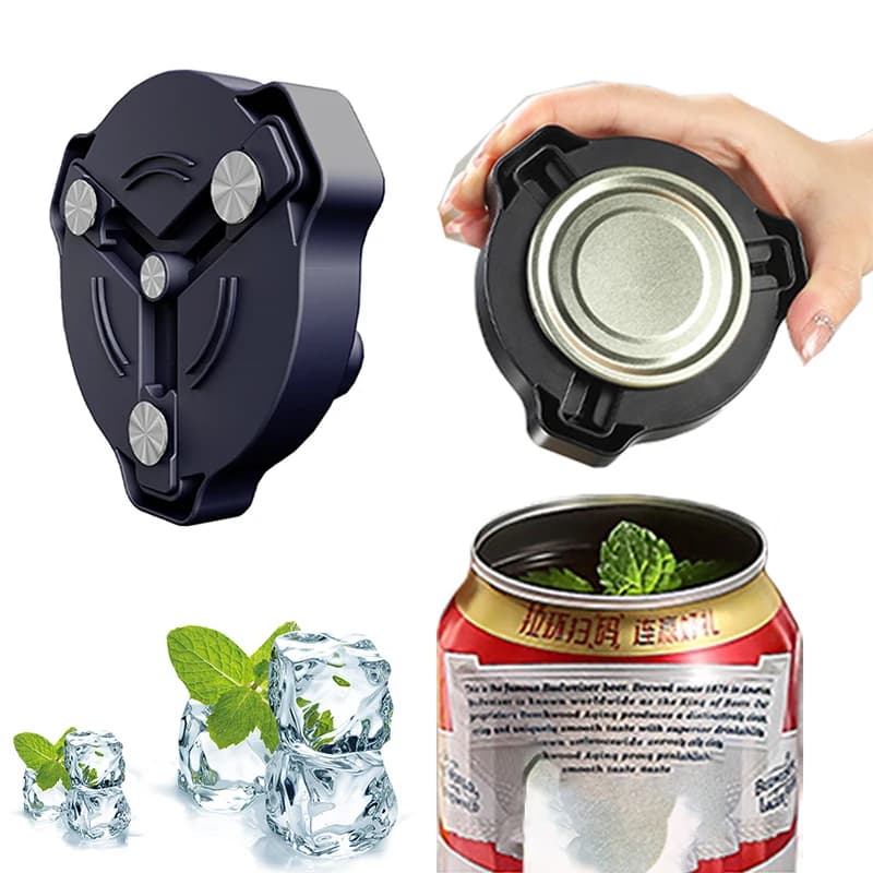 Nuovo tappo a vite Apriscatole Torsione Bevanda Birra Cola Risparmio di manodopera Semplice coperchio del barattolo Dispositivo di apertura Coperchio portatile Strumento di apertura Utensile da cucina