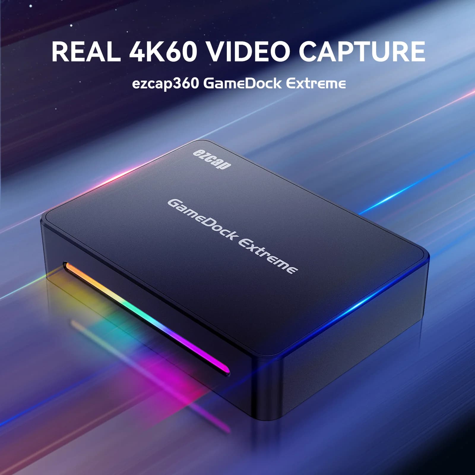 Ezcap360 4K60 HDR VRR HDMI Video Capture Card USB3.2 1080P240 1440P120 Game Capture for PS5 Xbox Switch OBS Video Grabber