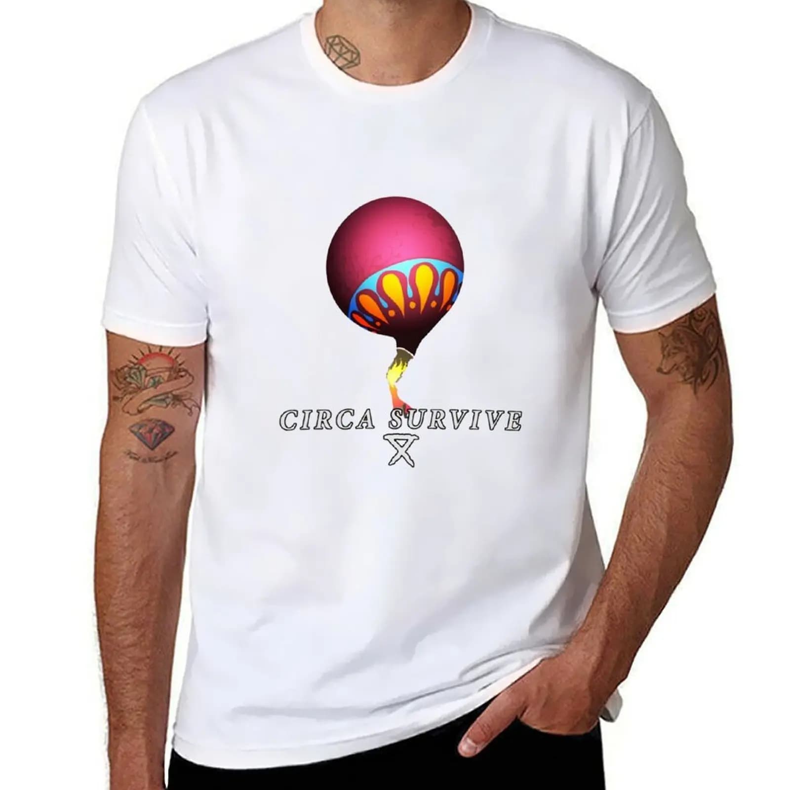 T-shirt Glass Arrows Plus Size, top casual da esterno