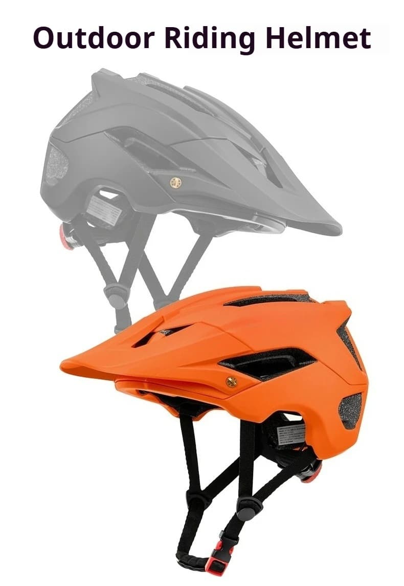 Unisex mountain bike helmet Bike helmet MTB lightweight modeled monopece for off-road driving equipment with ventilation