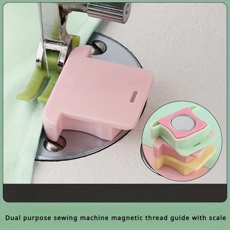 Magnetic Sewing Guide | Strong Magnet | Precision Stitching, Anti-Roll | Sewing Machine Accessory | Multifunctional Sewing Aid