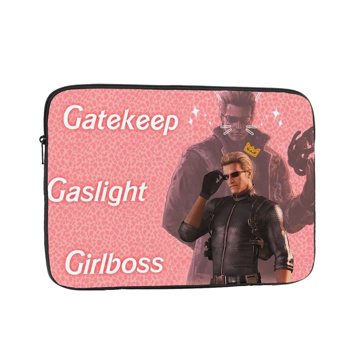 Wesker Gaslight Gatekeep Girlboss Custodia protettiva per laptop 10 12 13 15 17 pollici Borsa per notebook Custodia per tablet Custodia antiurto