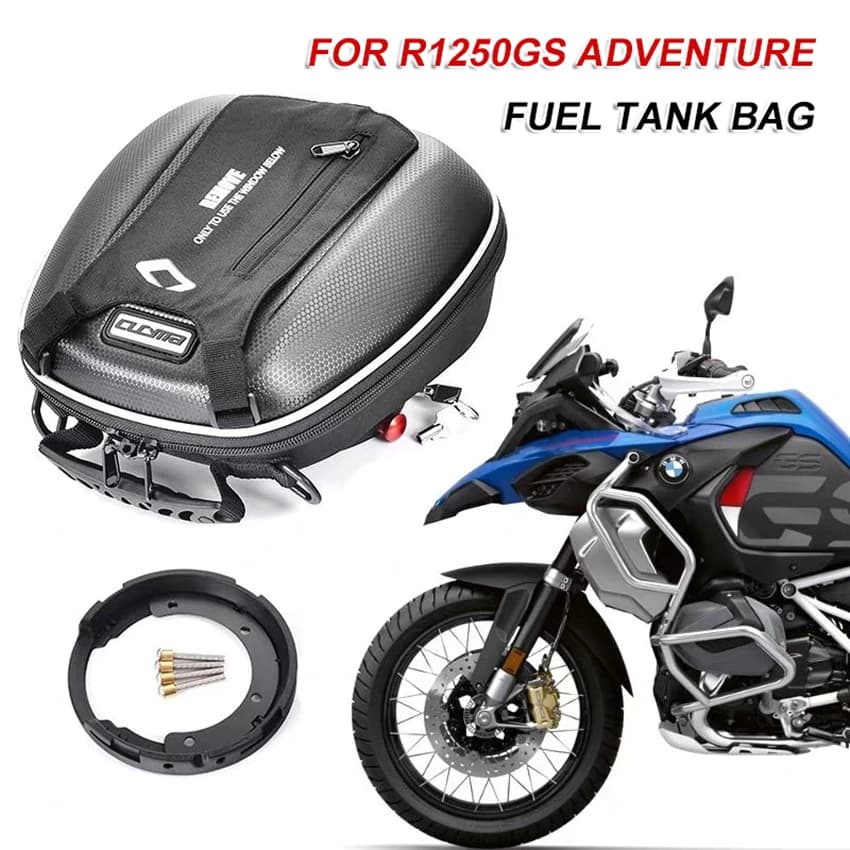 Per BMW R1250GS Adventure R1250R/RS/RT Borsa da serbatoio per moto con borsa di stoccaggio a chiusura rapida Borsa da sella per bagagli da viaggio Zaino