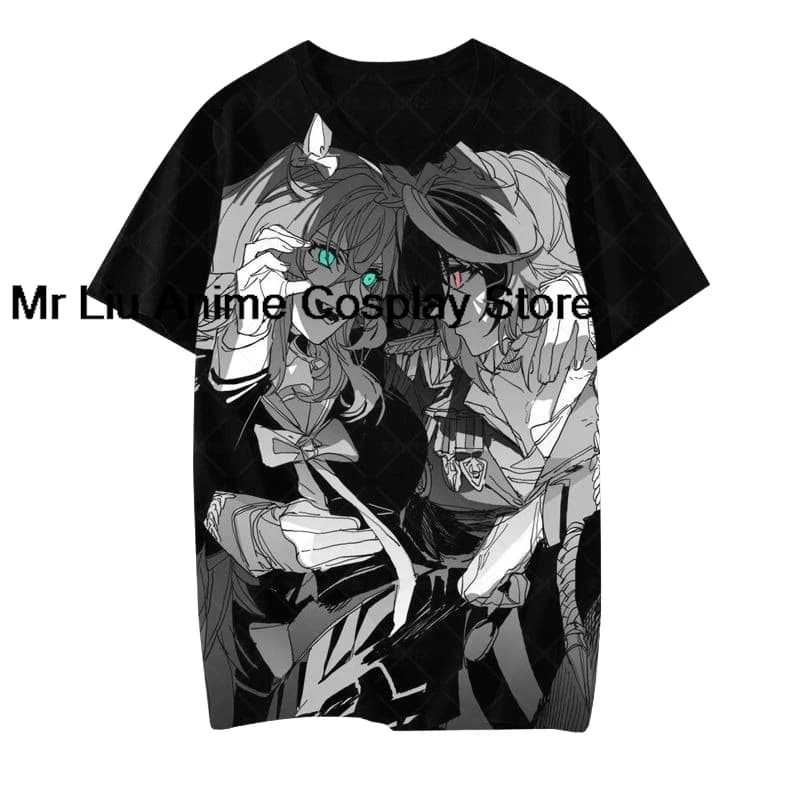 Magliette 3D Umamusume Agnes Tachyon del Gioco Giapponese, T-Shirt Anime per Uomo e Donna, Maglietta Unisex, Top di Varie Taglie, Abbigliamento Anime