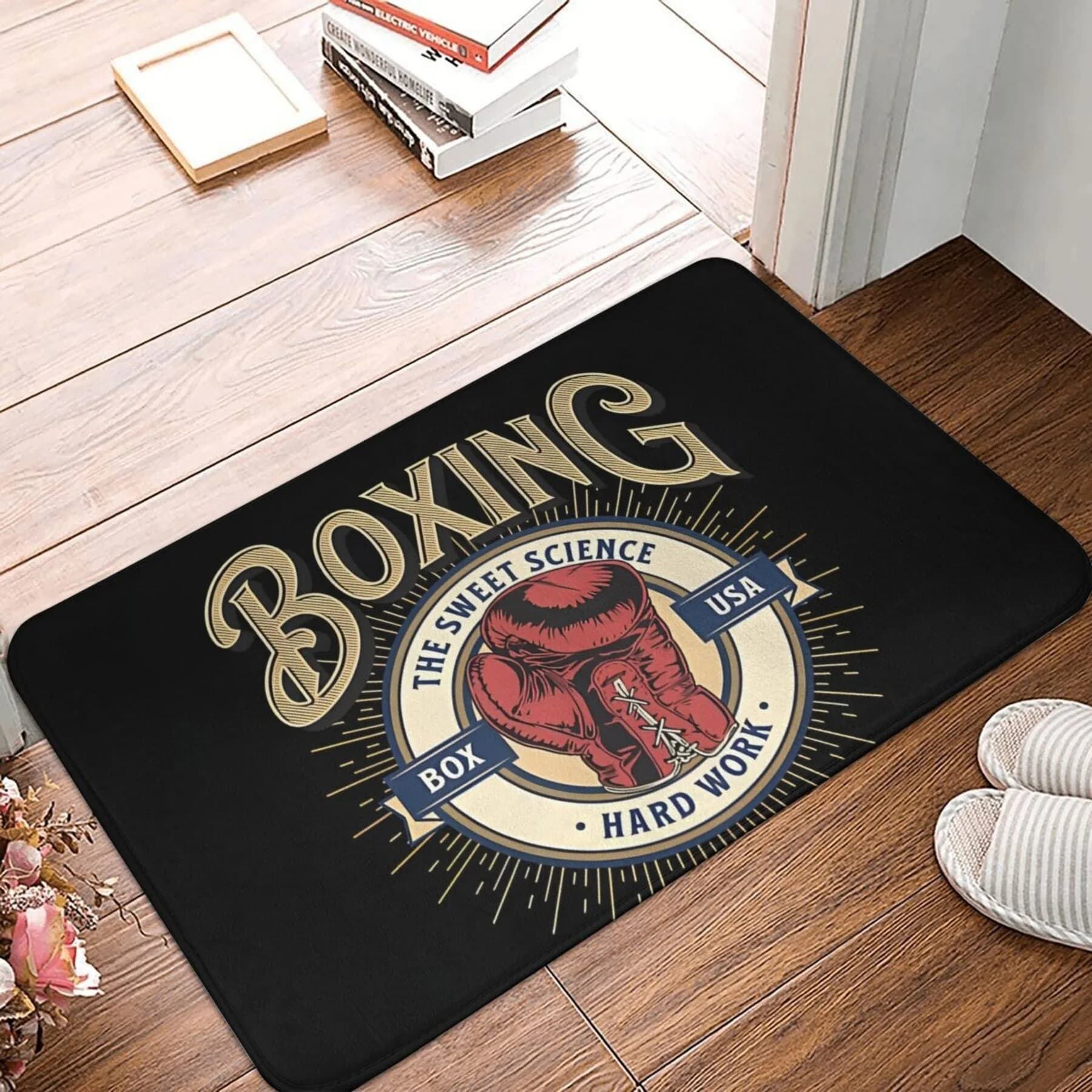 1PC modello boxe zerbino tappeti da cucina antiscivolo pop art design soggiorno tappeti tappetino da bagno per la casa lavello lavanderia arredamento
