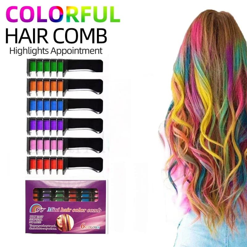 10/6/1 pcs Hair Tinctures Gesso Pro Hair Clips For Hair Tinctures For Temporary Hair Colored Gesso Grey Hair Tinctures Hair Color Mascara Girl