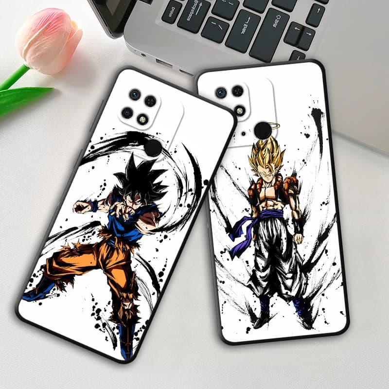 Cover per Telefono Xiaomi Poco F8 X3 X4 X5 X7 Pro M5 C75 C50 M3 M4 M7 Pro C61 F1 F3 C71 con Design Dragon Ball Goku