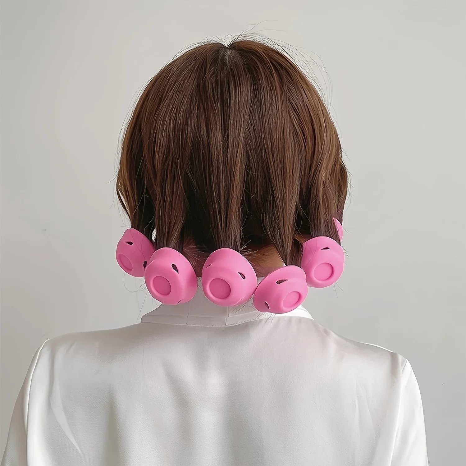 Set da 10/20 Pezzi di Ferri Arricciacapelli Senza Calore, Adatti a Tutti i Tipi di Capelli - Ferri Arricciacapelli Senza Calore per Styling e Arricciatura Permanente
