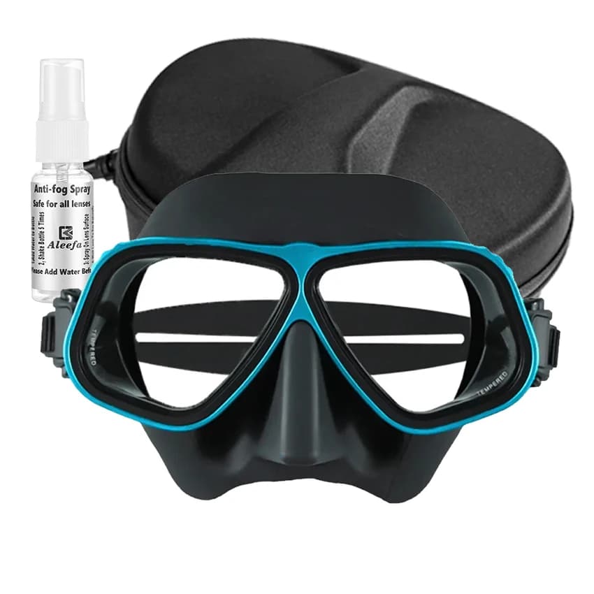 Free underwater mask Set of mouthpieces for adults FreeDive Goggles Swim glasses for snorkeling