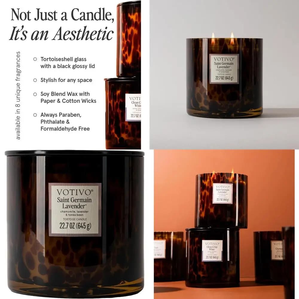 Soy Candle Tartaruga Burned By 100 Hours | Mixed by 22,7 ounces | Floral fragrance | Decorative design in turtle