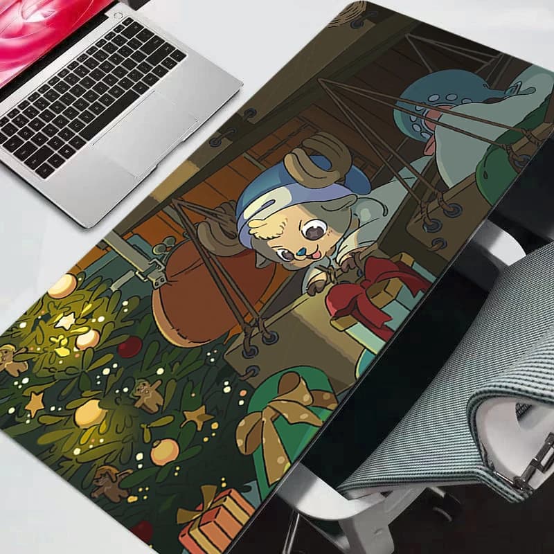 Tappetino per mouse One Piece Anime Gamer Grande XXL Tappetino per tastiera Varmilo Accessori da gioco Kawaii Tappetino per mouse Durevole
