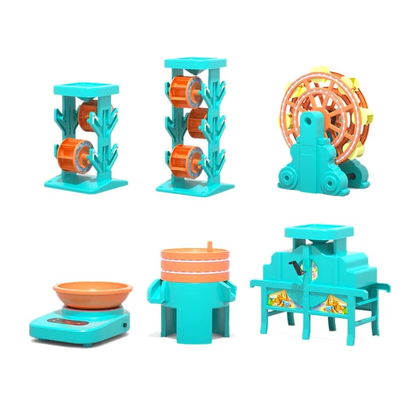 Attrezzatura per l'intrattenimento sulla spiaggia del parco giochi per bambini, giocattoli per l'acqua e la sabbia, grandi giocattoli per piscine di sabbia, puzzle creativo del castello cattivo