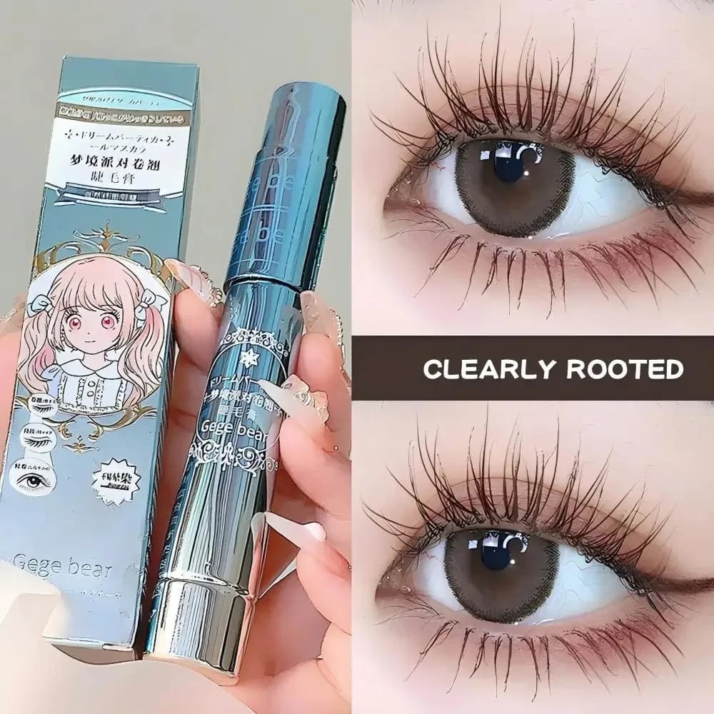 Black Waterproof Silk Fiber Brush Long-Term Extension Eyelash Extension Curling Mascara Cosmetic Eyelash Makeup