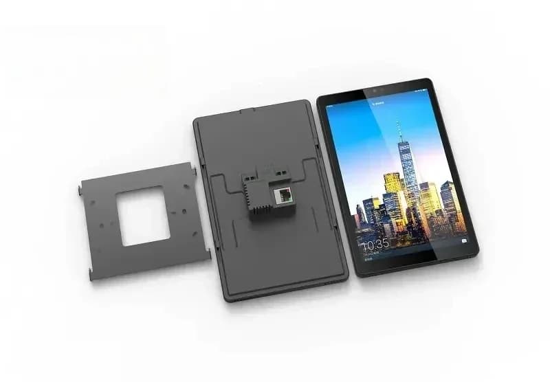 8 Inch Android 11 os smart home PC with recessed mounting, tablet screen poe power rockchip rk3566
