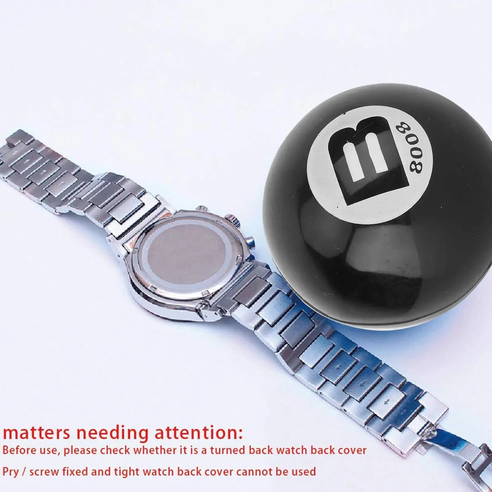 Palla in Gomma Gonfiabile per Riparazione Orologi, Diametro 7cm, Facile da Usare, per Aprire il Fondello, Strumento per Orologiai