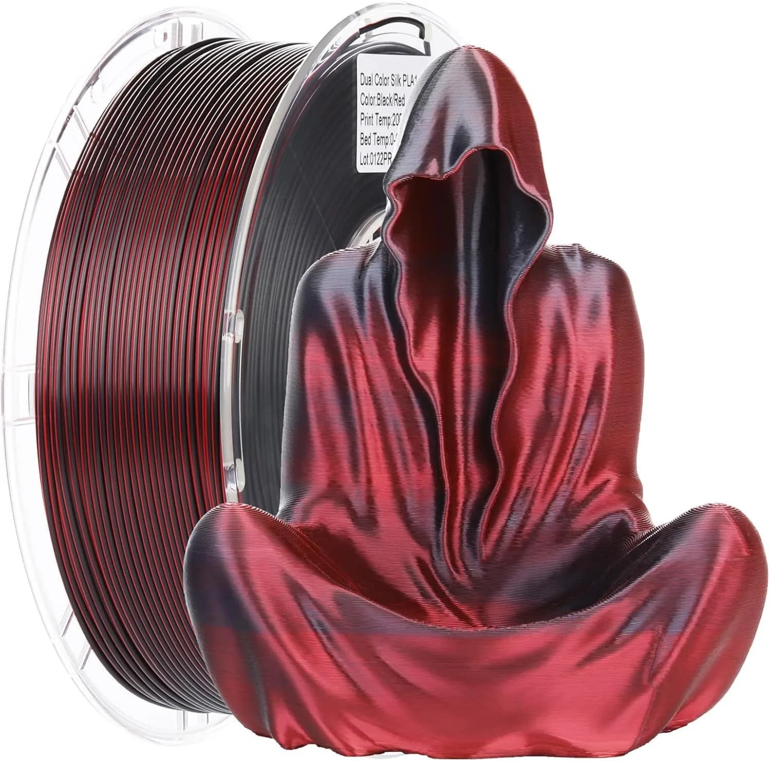 3D Printer Filament PLA in two-tone silk 1,75 mm 250 g 3D extruder thread