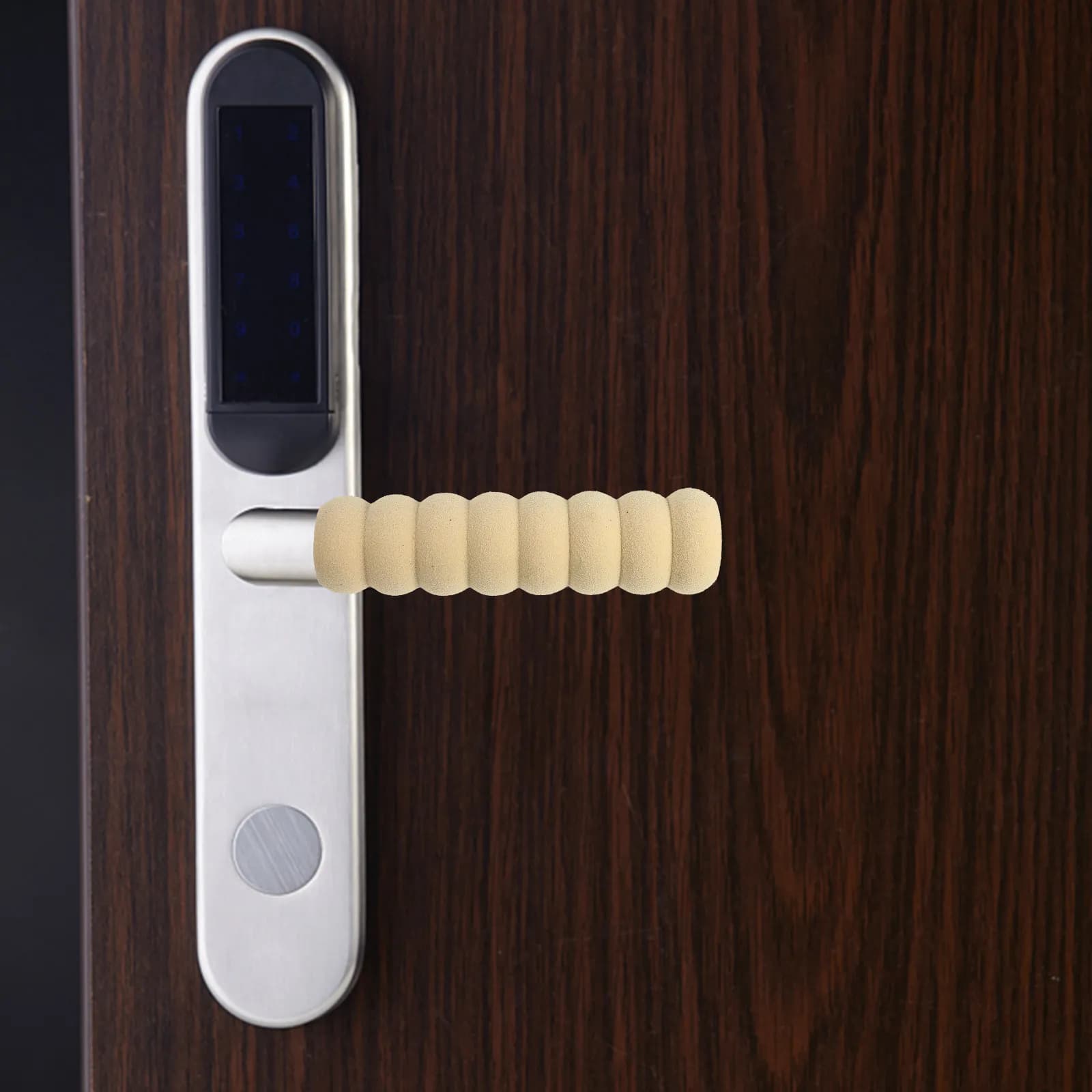 Set di 8 Protezioni Antiurto in EVA per Maniglie delle Porte, Coperture Antiscivolo Elasticizzate e Impermeabili per la Sicurezza dei Bambini, Protezione per Maniglie e Pareti Domestiche