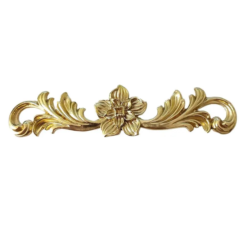 Maniglie per cassetti in ottone con doppio foro 148*35*24mm, installazione facile, materiale solido, fascino intramontabile, installazione versatile