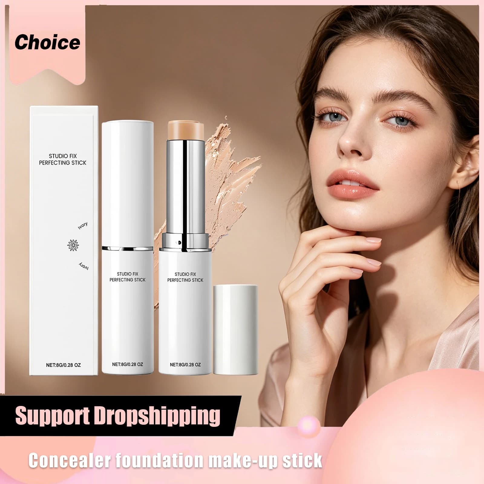 Eraser Color Correcting Concealer Stick Waterproof Covers Acne Dark Circle Contour Brighten Moisturizes Foundation Sticks Makeup