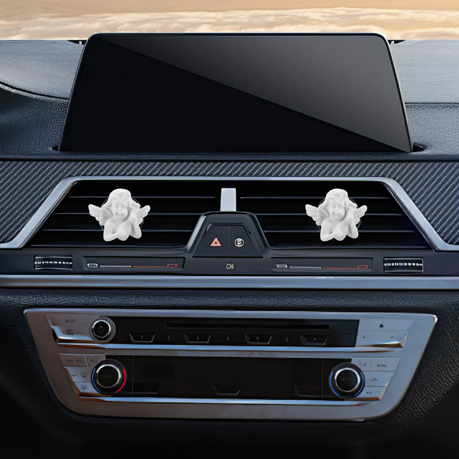 Angel Car Air Freshener Clip Resin Cute Vent Decor Aroma Diffuser for Car Interior Women Girls Style A Scent Diffuser for Cars