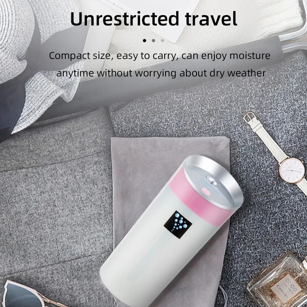 Mini umidificatore USB da 300 ml: diffusore di aromaterapia portatile silenzioso per auto, ufficio e scrivania