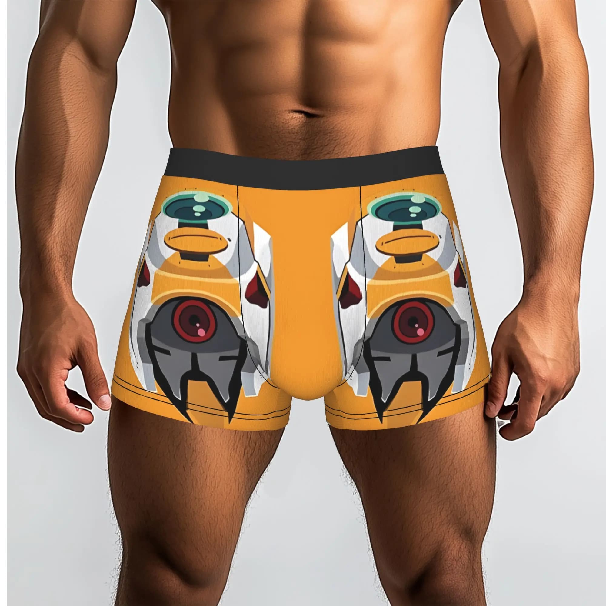 Eva 00 Flat Bandai EVA Mutande traspiranti Mutandine da uomo Pantaloncini stampati Boxer Briefs