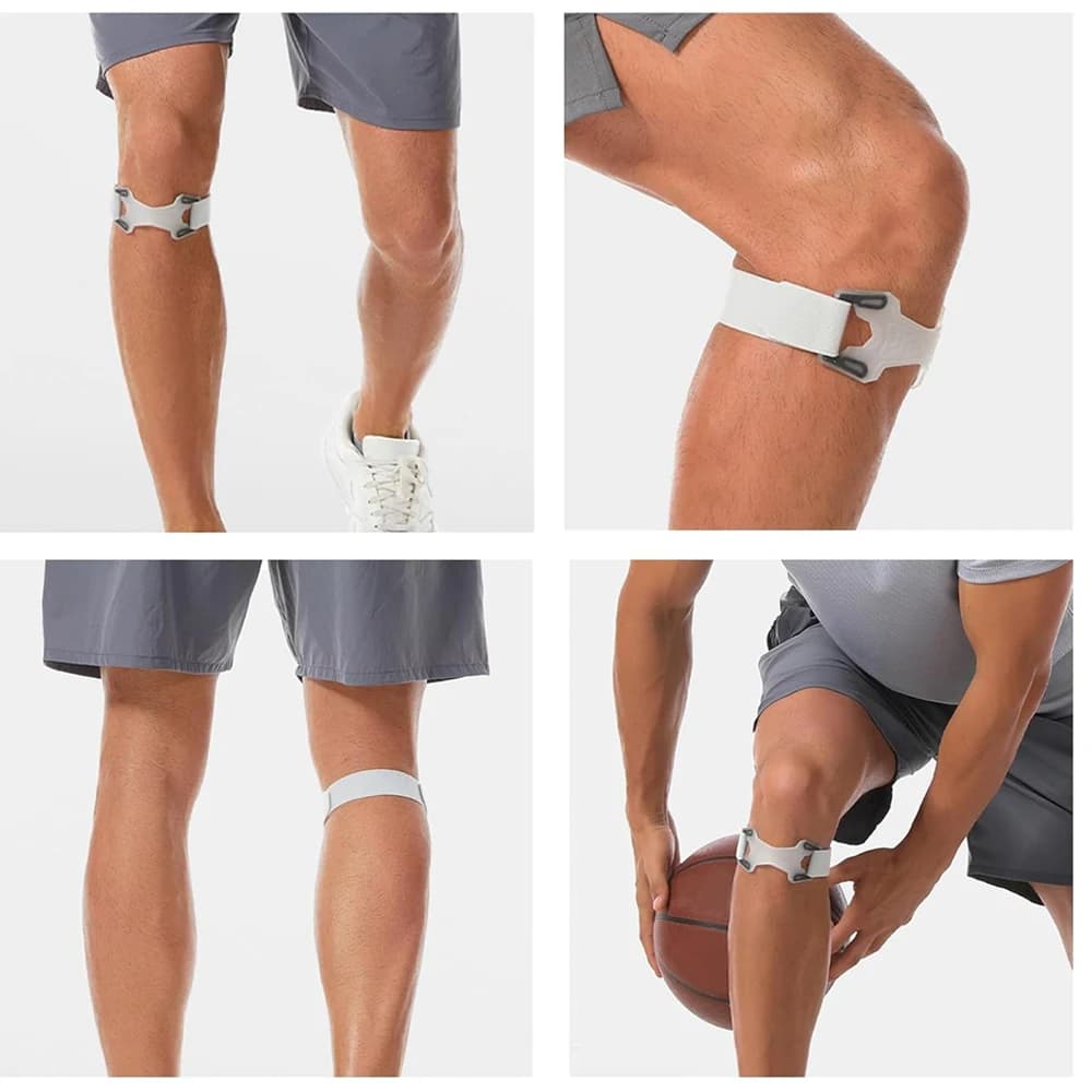 1 pz cinghia di supporto tendine rotuleo, ginocchiera, fascia rotulea per corsa escursionismo basket palestra fitness tennis badminton ciclismo