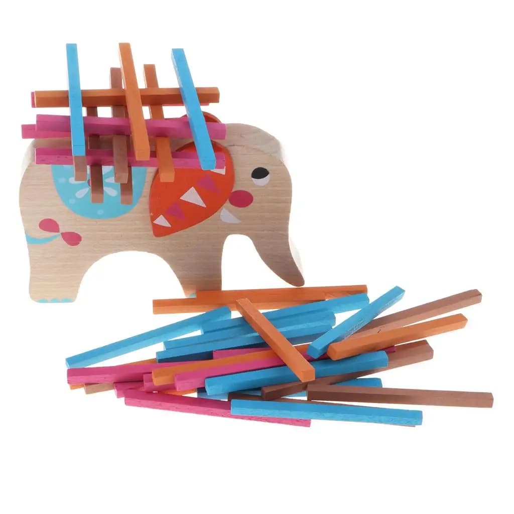 Blocchi impilabili in legno Gioco di bilanciamento Puzzle Giocattolo educativo per bambini Regalo