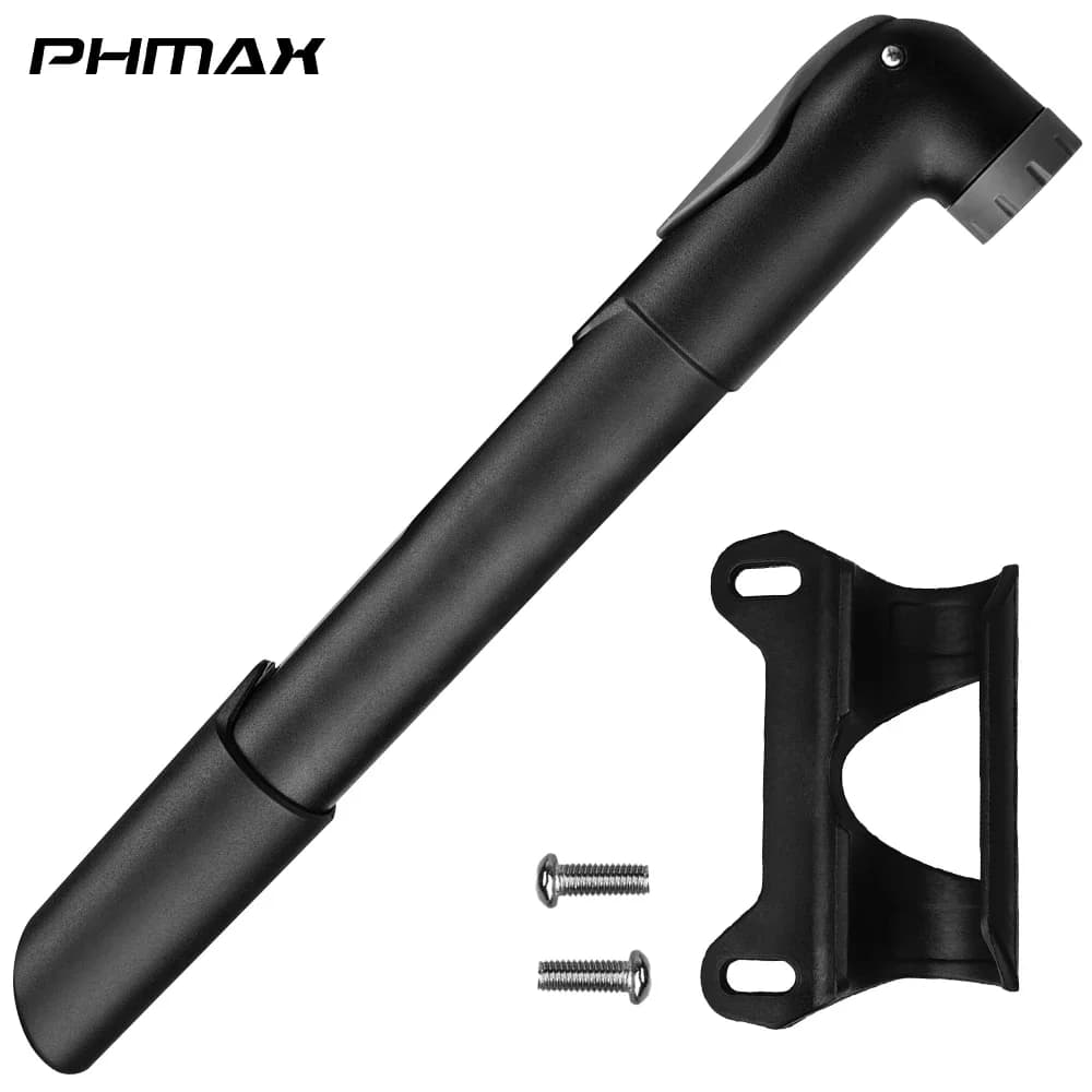 PHMAX Mini mountain bike portatile ad alta pressione per bicicletta da strada Presta e pompa Schrader Accessori per ciclismo