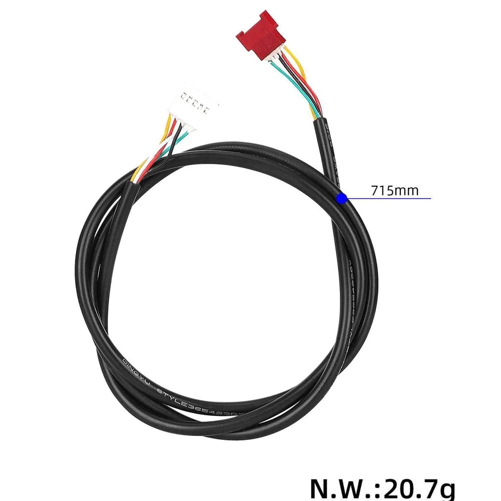 Cavo di collegamento del controller da 36 V per scooter elettrico X7, cablaggio per strumenti, 700 mm, nero, parte di ricambio
