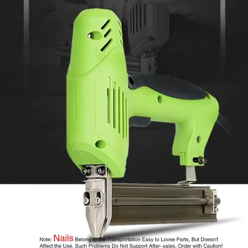 Pistola sparachiodi elettrica Cucitrice Pistola 220V Strumenti per la lavorazione del legno Chiodatura Cucitrice Sparatutto mobili cucitrice Inquadratura Tacker Strumento manuale fai da te