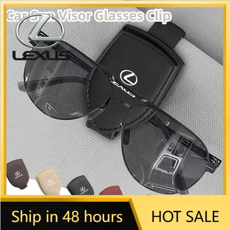 Car Sticker Car Visor Glasses Clip Sunglasses Box Card Holder Interior For Lexus IS250 IS200 ES350 GS400 GS430 GX460 HS250h IS30