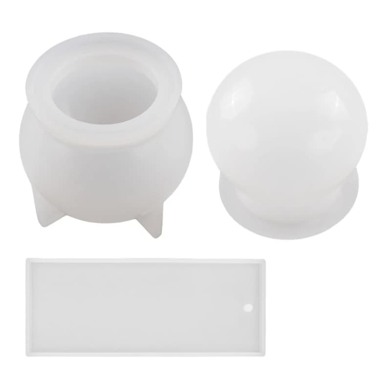R3MC campanelli eolici stampi in resina Kit in Silicone Bundle campanelli eolici stampi per resina epossidica, stampi per colata in resina per gioielli stampo per campana del vento