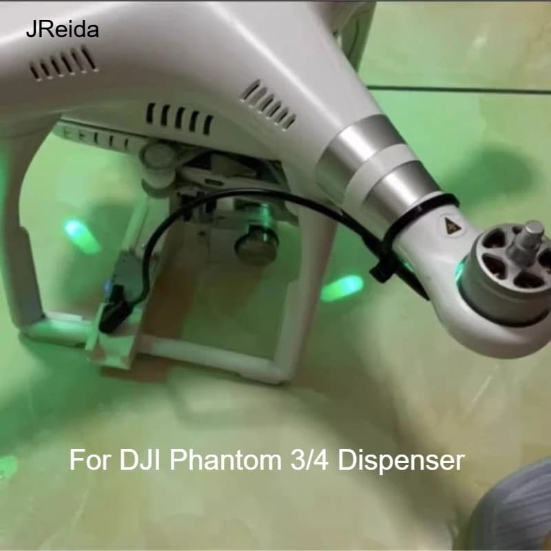 Lanciatore di dadi per droni leggero con controllo del sensore di luce, lanciatore DJI Phantom 3/4 per la consegna di accessori di soccorso all'aperto.
