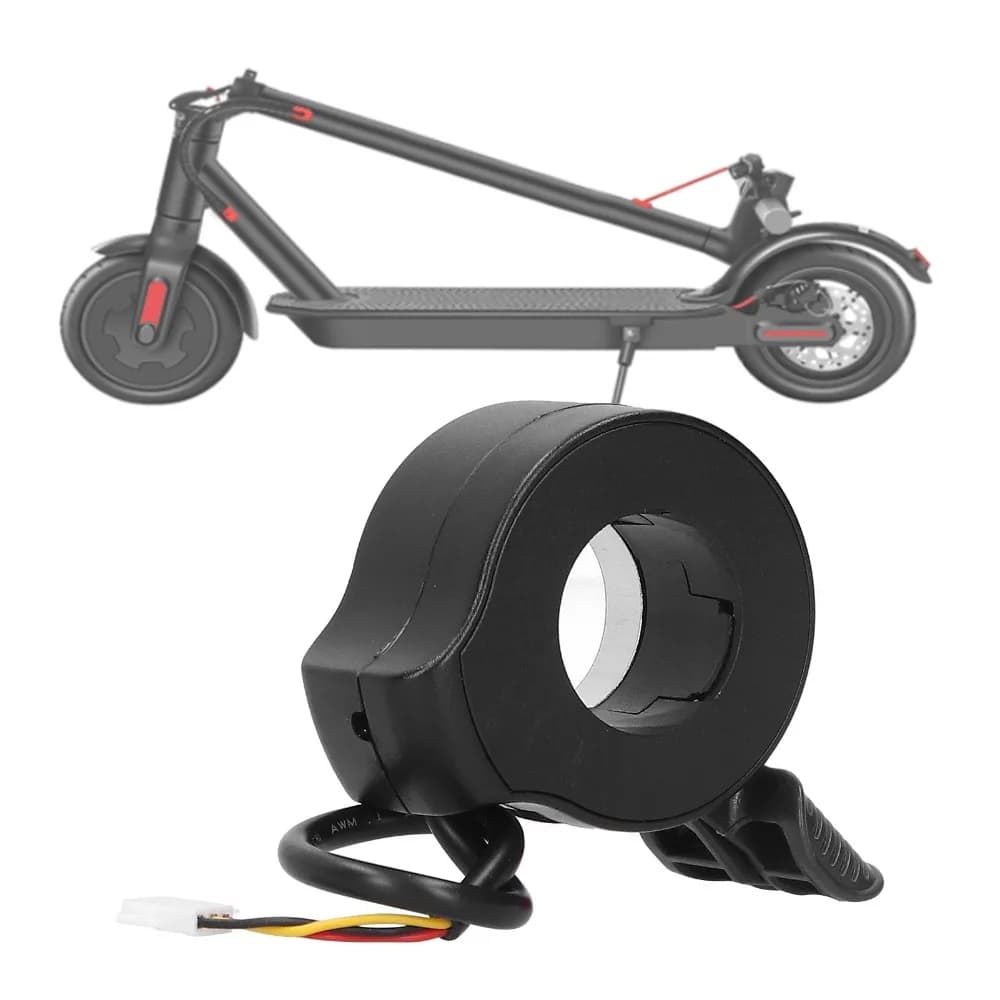 Durevole interno 22 mm acceleratore nero parte di ricambio pollice acceleratore scooter elettrico impugnatura di controllo dell'acceleratore