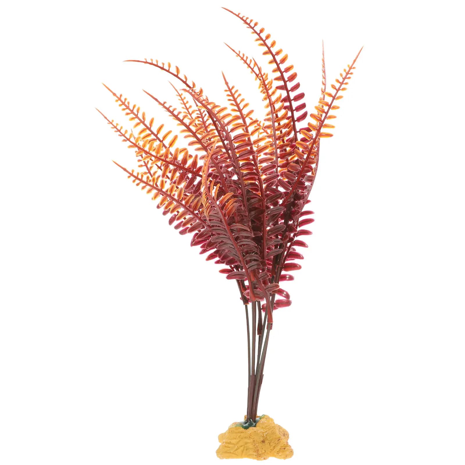 Piante Artificiali per Acquario, Decorazioni per Terrari di Rettili, Foglie di Seta per Acquari di Pesci Betta, Accessori per Nascigliera di Piccole Tartarughe e Pesci
