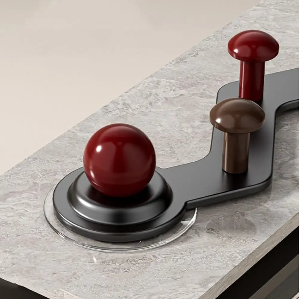 Ganci a ventosa antiruggine Row Hook, potenti ganci a ventosa in plastica, organizer da parete impermeabile, appendiabiti portatile per doccia