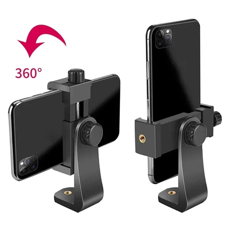 Supporto per Telefono Portatile, Treppiede Pieghevole da Tavolo, Stand Girevole per Selfie, Stabilizzatore per Videocamera e Live Streaming