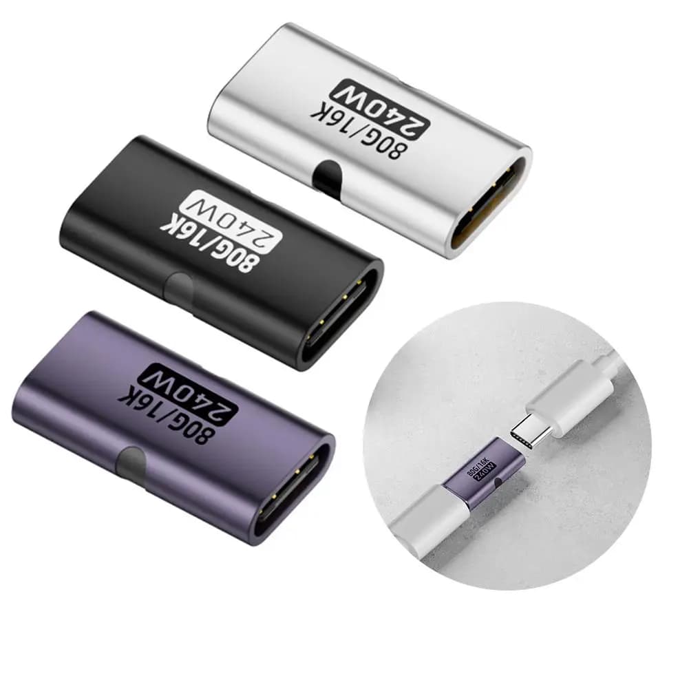 240W PD, 40Gbps, Video 8K 60Hz for Thunderbolt 4/3 MacBook iPad