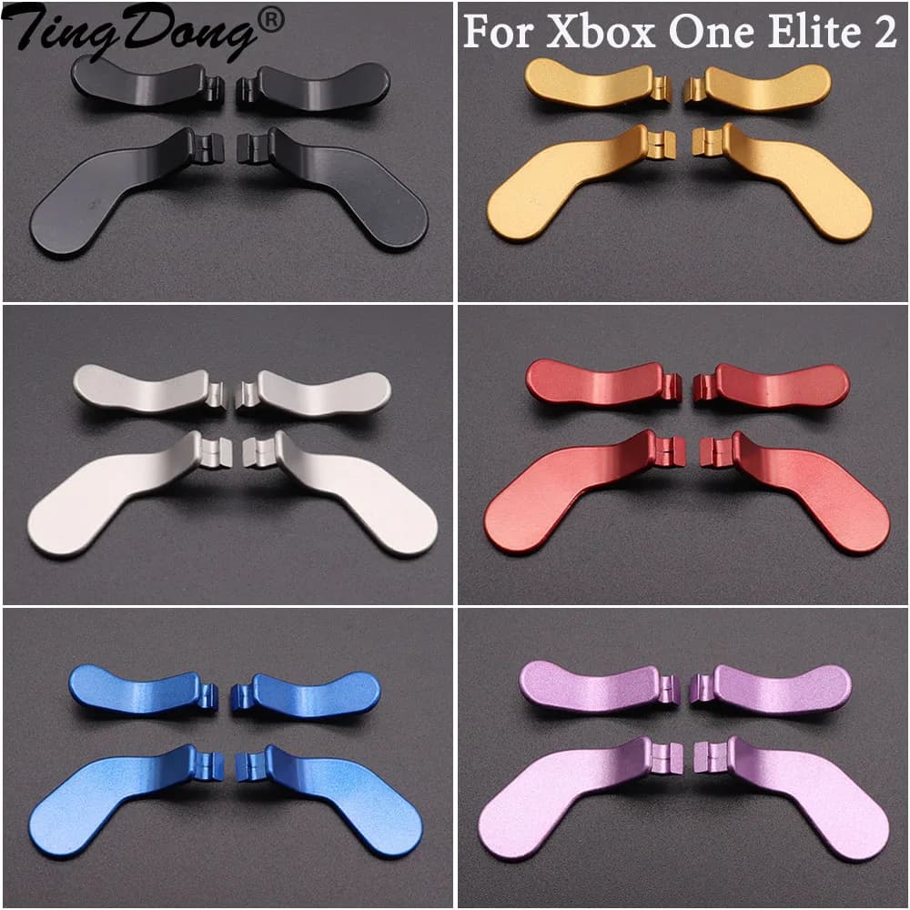 Pulsante di attivazione del Controller pagaie in metallo per Xbox One Elite Series 2 parti del Gamepad per Xbox One Elite 2 accessori