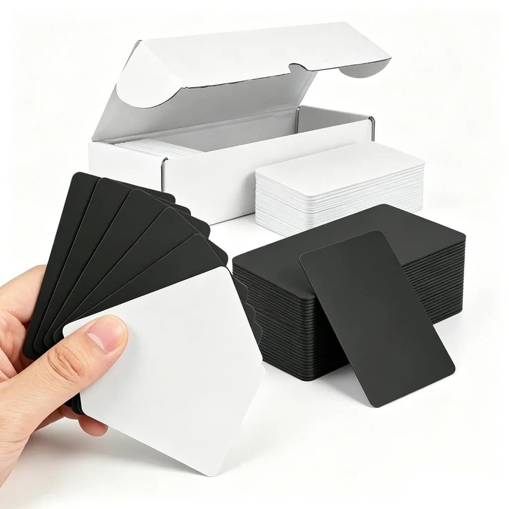 5-10PCS NFC215 Black Cards Rewritable NFC Ntag215 PVC Cards Blank Easy Convenient Programmable NFC Business Card Chip 504Bytes