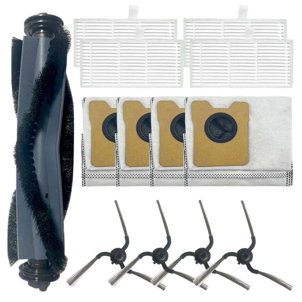 Replacement Parts Kit For Eufy Robot Vacuum C10 With Self Empty Station Main Brush Filter Side Brush Dust Bag Accessories