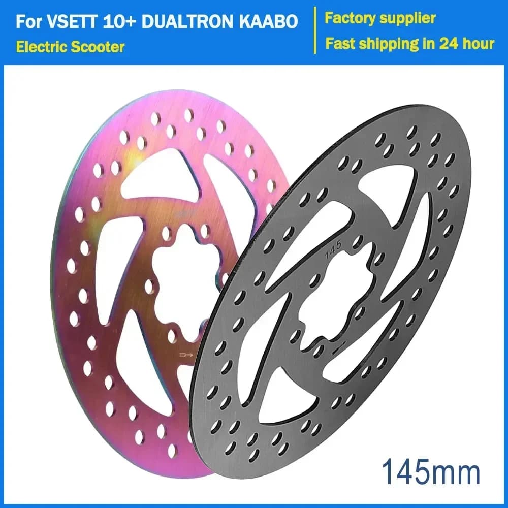 Scooter elettrico con rotore del freno a disco da 145 mm per Dualtron per Kaabo per VSETT 10+ Kickscooter Accessori per parti di ricambio per disco freno