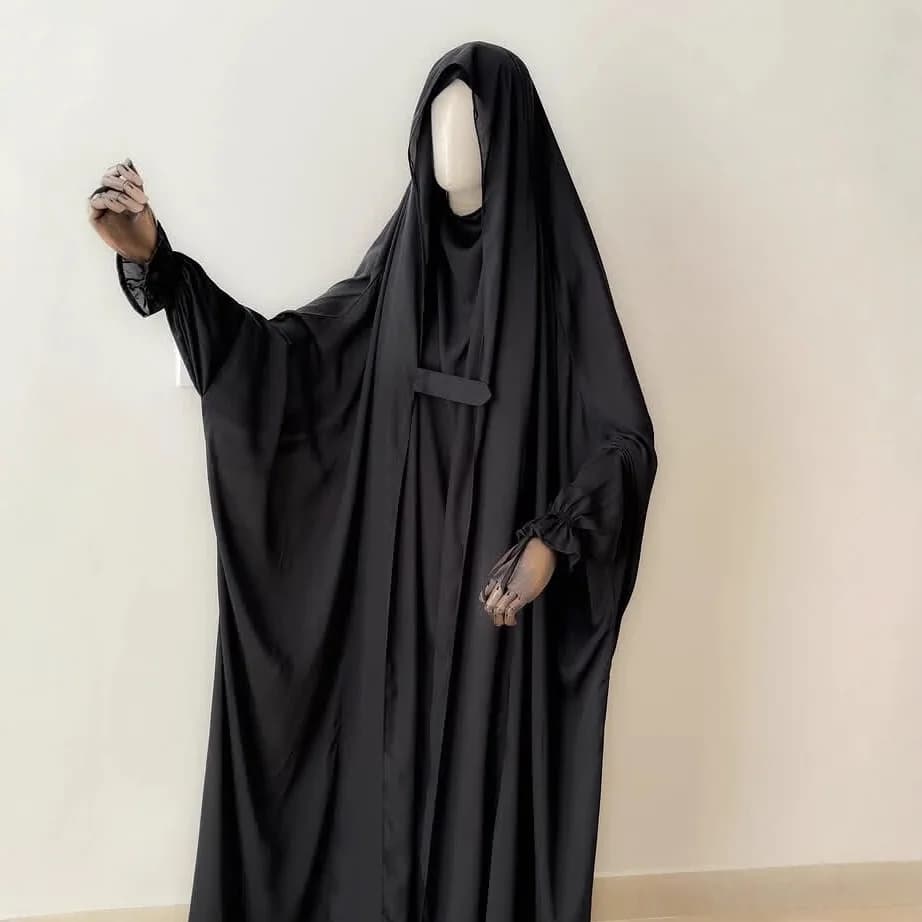 2025 New Ramadan Eid Hooded Muslim Abaya Women One Piece Amira Prayer Garment Hijab Dress Turkey Kaftan Robe Maxi Gown Clothing