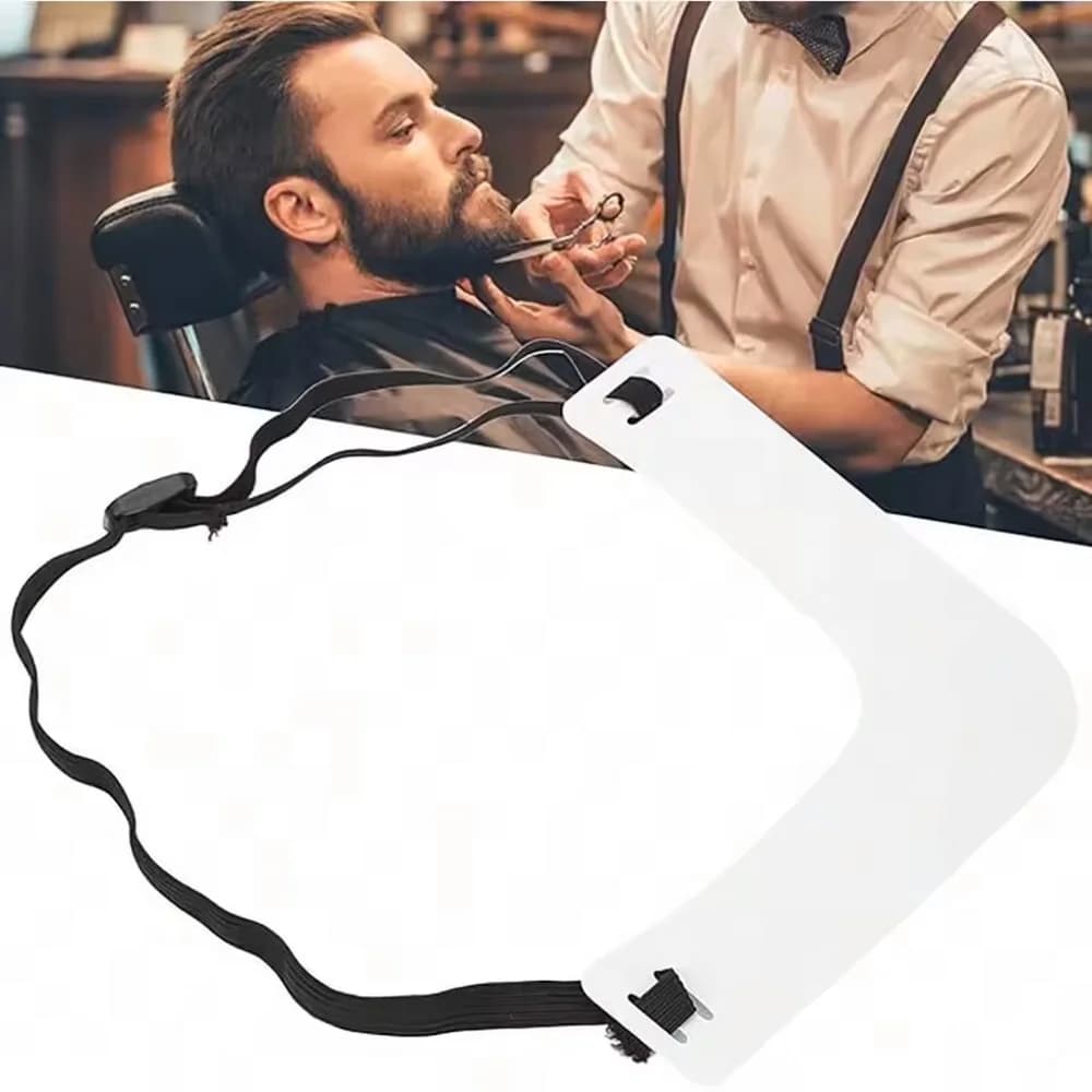 Stencil Finishing Guide for shaving man beard Permanent Model for Neckline for Precision Shading Tool for Shaving Pizzetteria