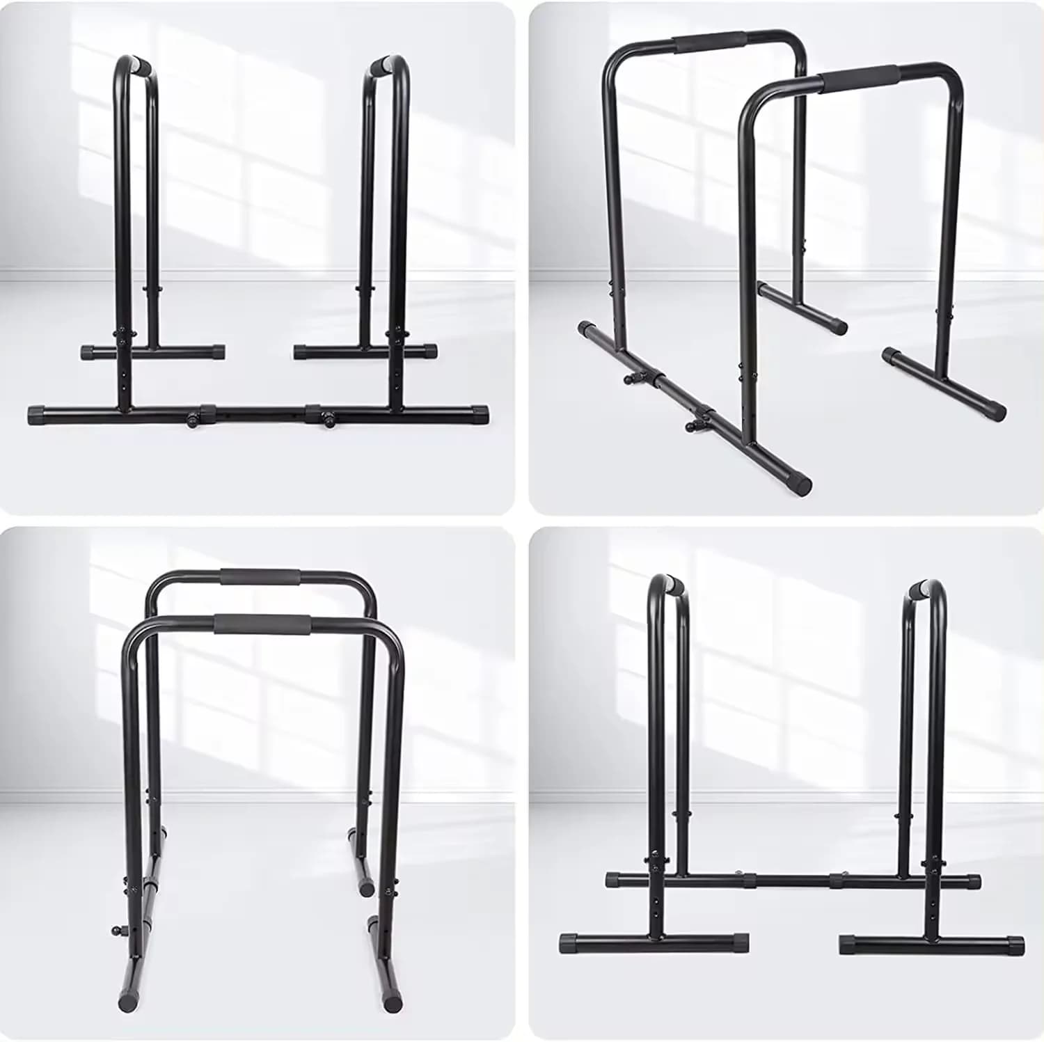 Support for dive Single parallel bars Parallel bar for height adjustable tractions