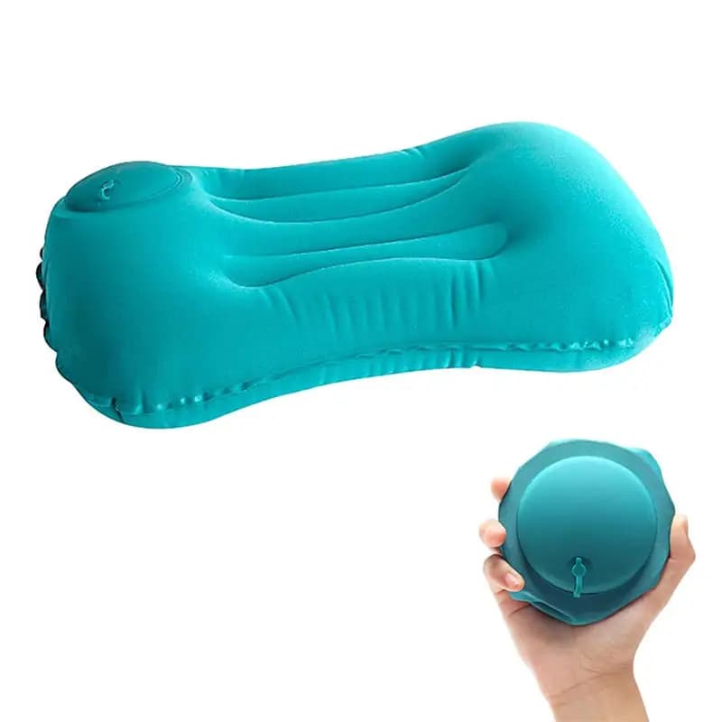 1/2 pezzi cuscino gonfiabile tipo pressa cuscini da letto cuscino lombare per auto adatto per supporto per la vita del collo forniture per ufficio domestico da campeggio