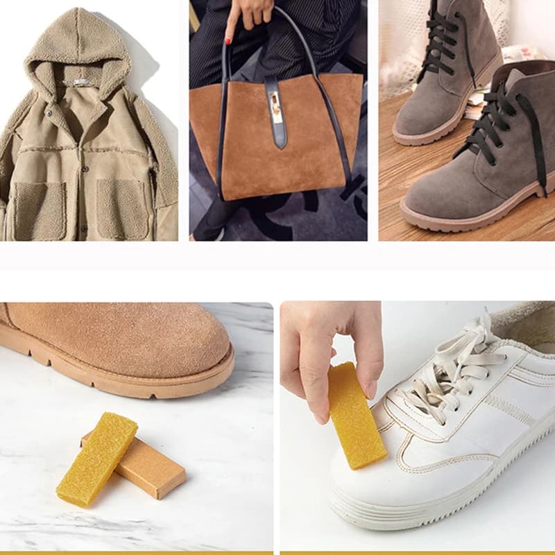 Gomma da cancellare in pelle scamosciata opaca per la cura delle scarpe detergente per scarpe in pelle