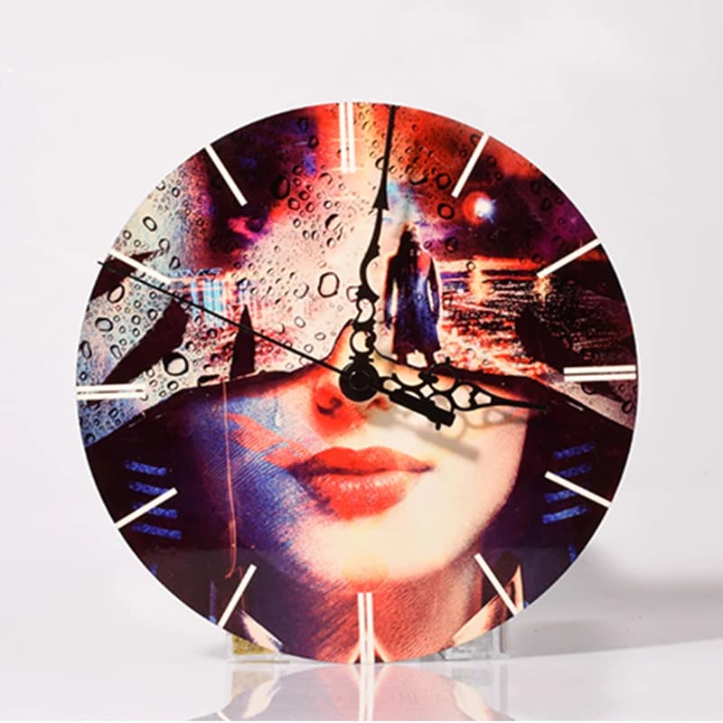 200 * 200 * 5mm MDF personalizzato sublimazione orologio da parete vuoto Decorazione cornice per foto vuota
