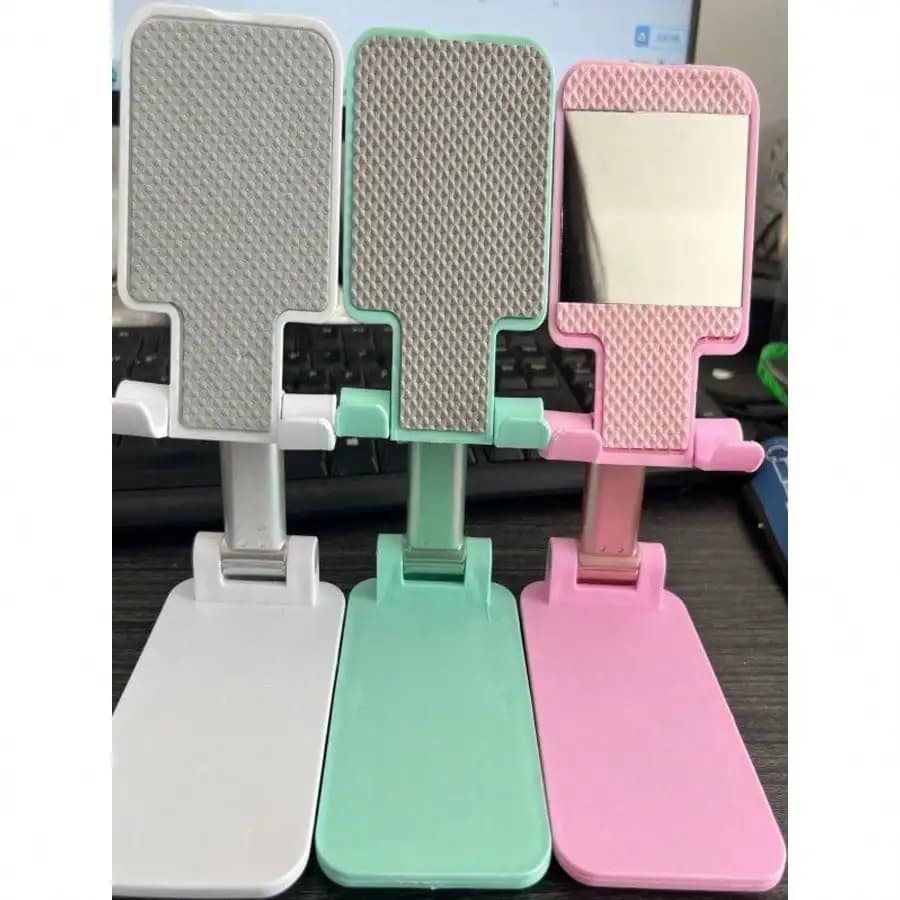 1 pezzo, robusto supporto universale per telefono e tablet, supporto da tavolo multifunzionale - pieghevole, regolabile in altezza, 360° ° Girevole